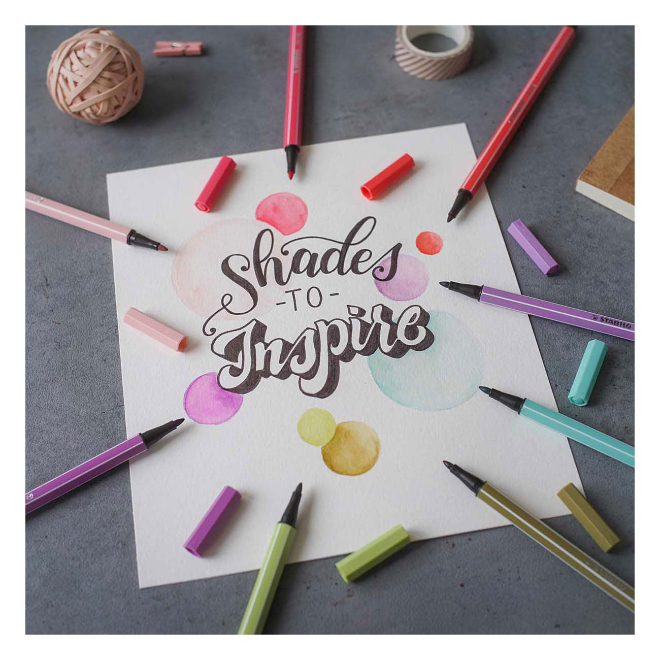 STABILO Pen 68 Colorparade Antraciet Roze, 20st.