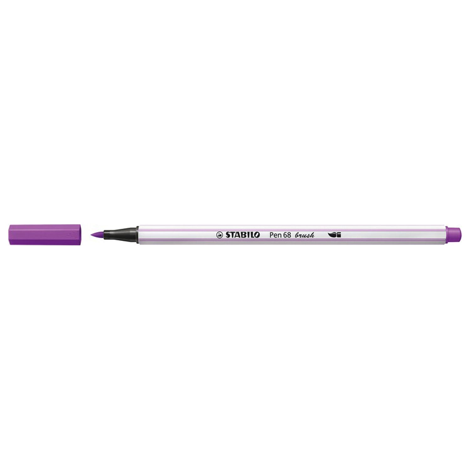 STABILO Pen 68 Penseel 58 - Lila
