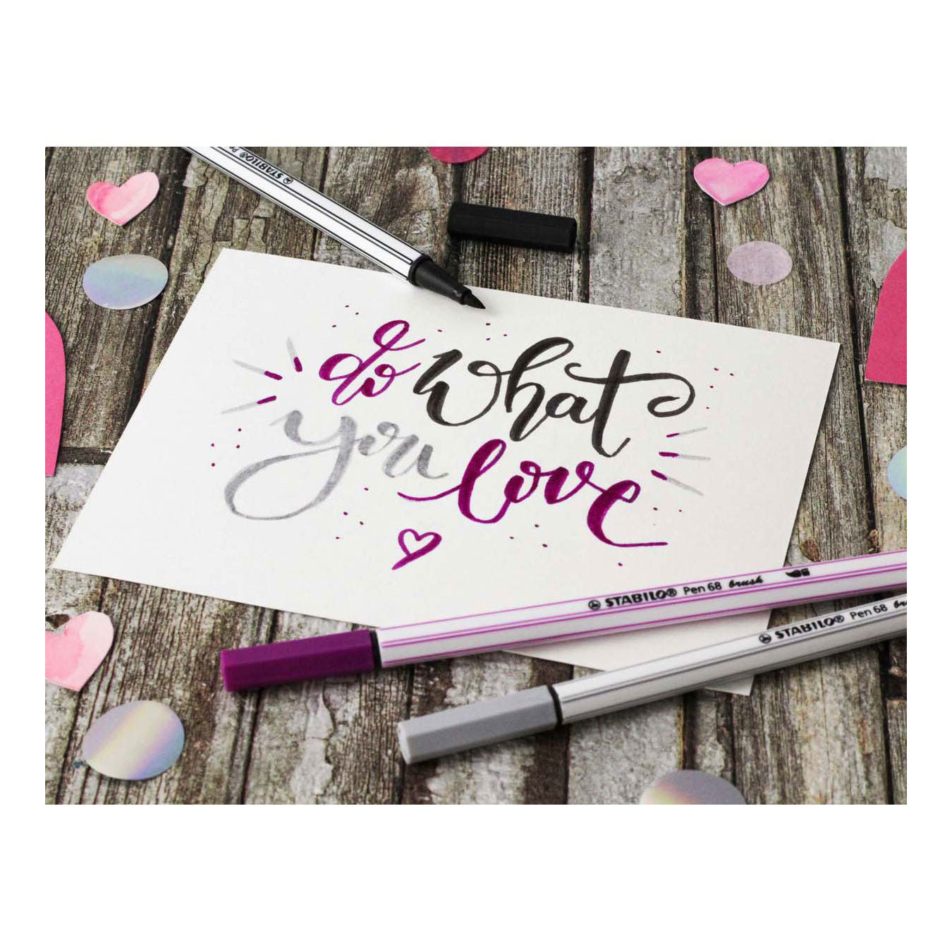 STABILO Pen 68 Penseel 89 - Donker Oker