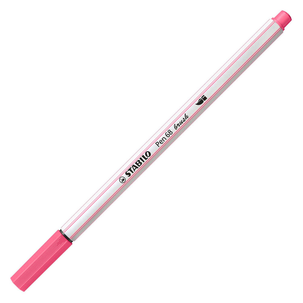 Stabilo pen 68 brush - viltstift - roze (29)