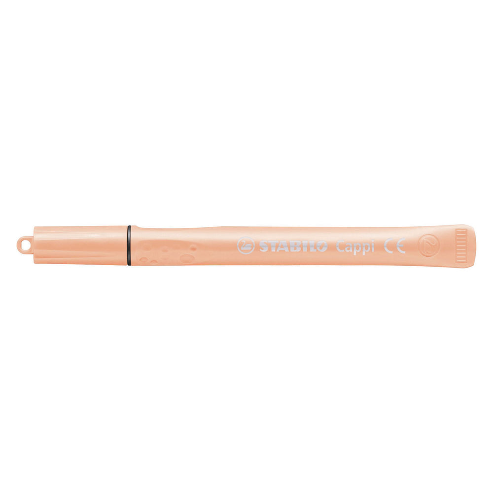 Stabilo cappi - viltstift - nooit meer je dop kwijt dankzij de dopring - arty etui met 12 kleuren + 1 dopring
