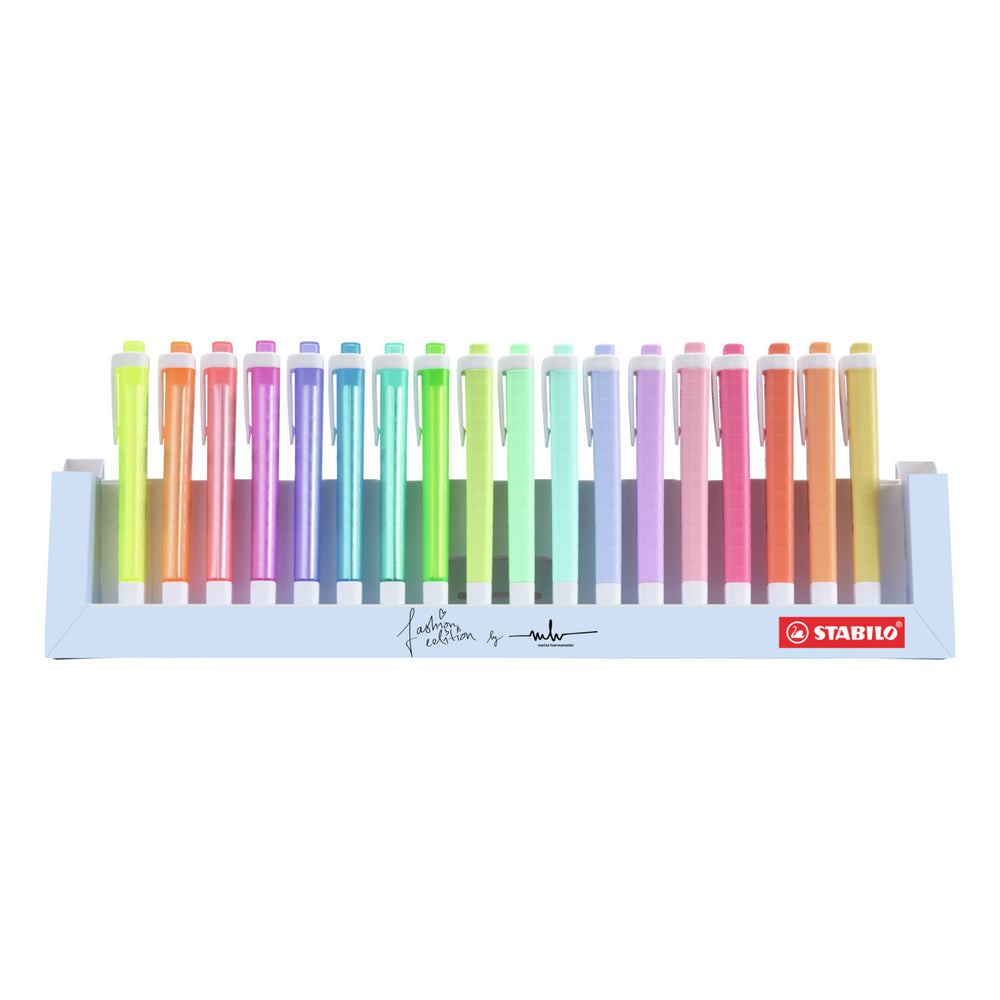 Stabilo swing cool - markeerstift - 18 stuks bureauset