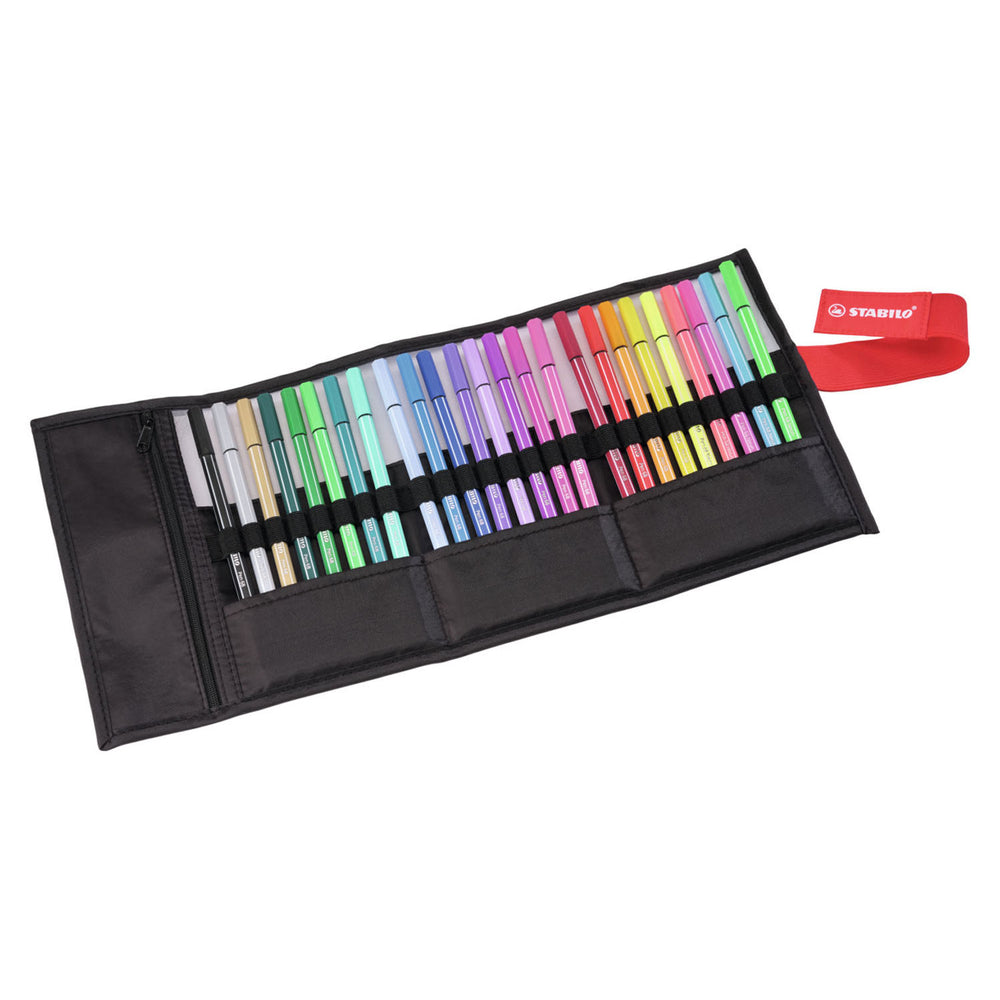 Stabilo pen 68 - viltstift - arty - rollenset met 25 stuks