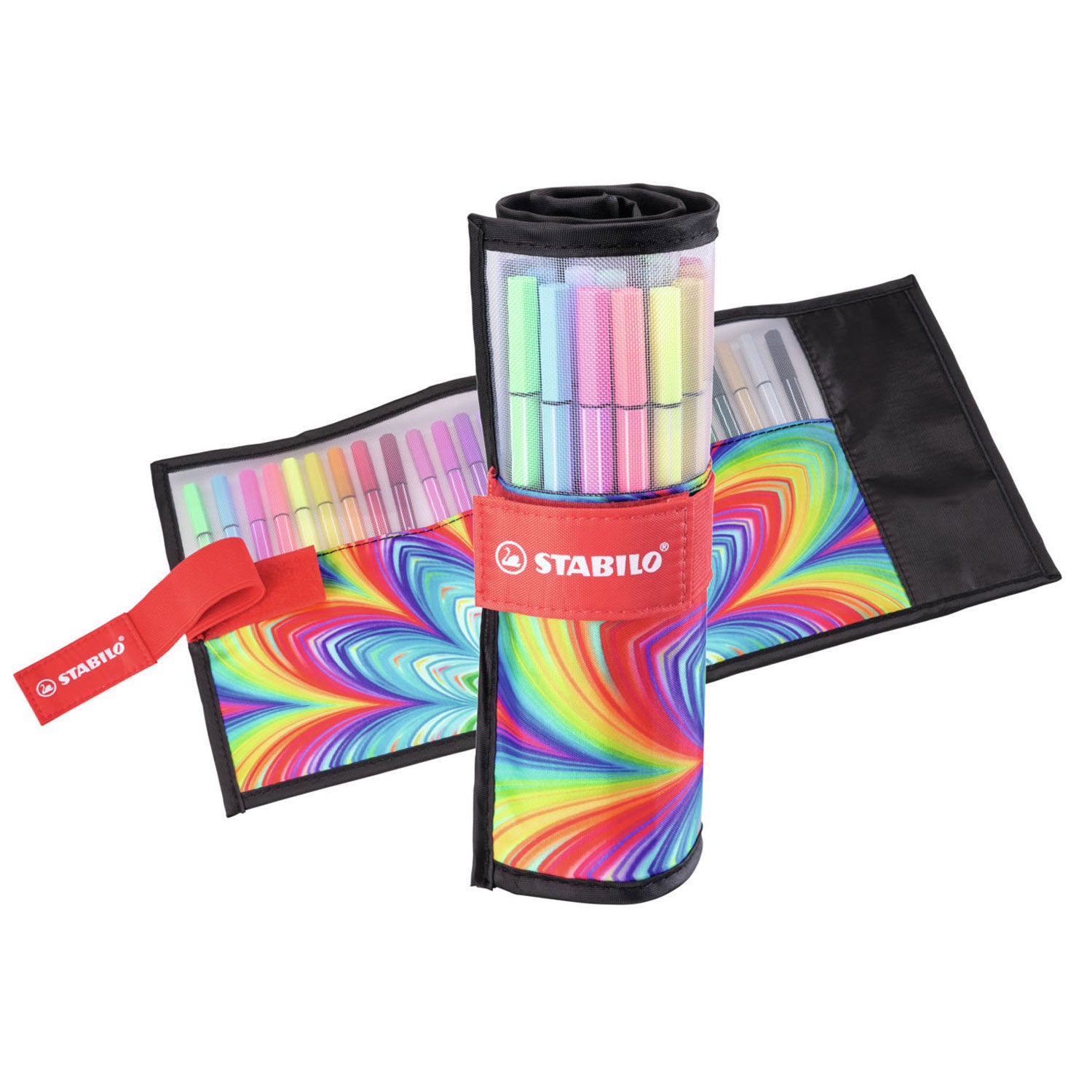 Stabilo pen 68 rollerset met 25 kleuren