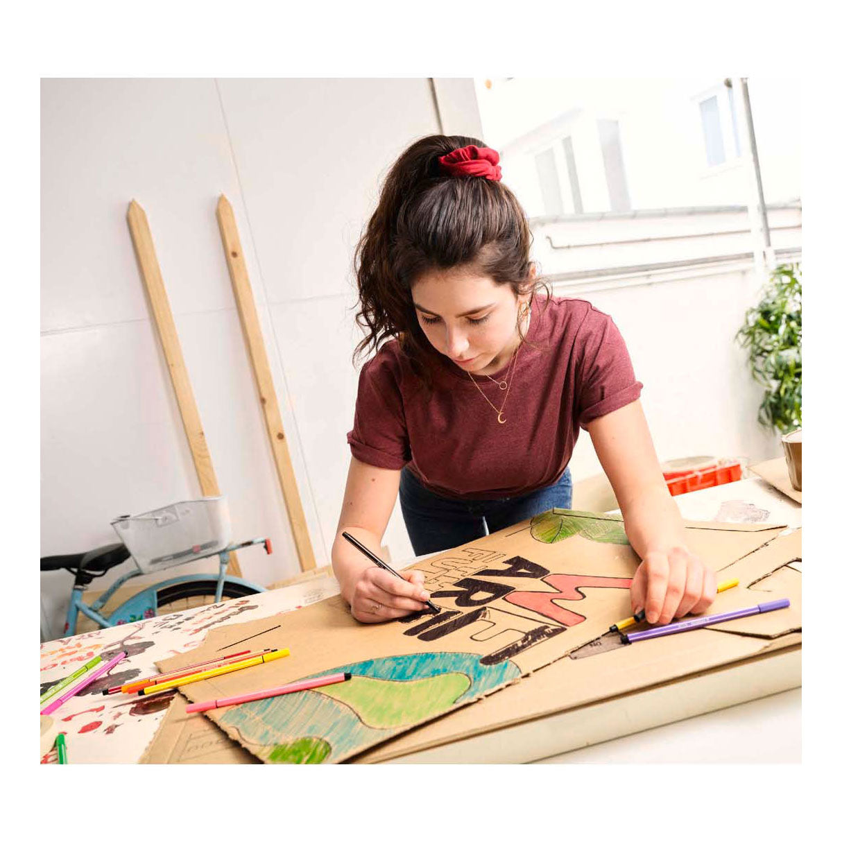 STABILO Pen 68 Viltstiften, 8st.