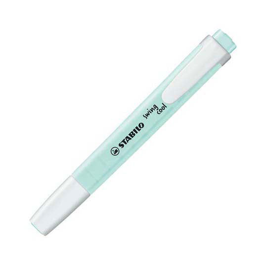 Stabilo swing cool - markeerstift - perfect voor onderweg - pastel - etui met 4 kleuren