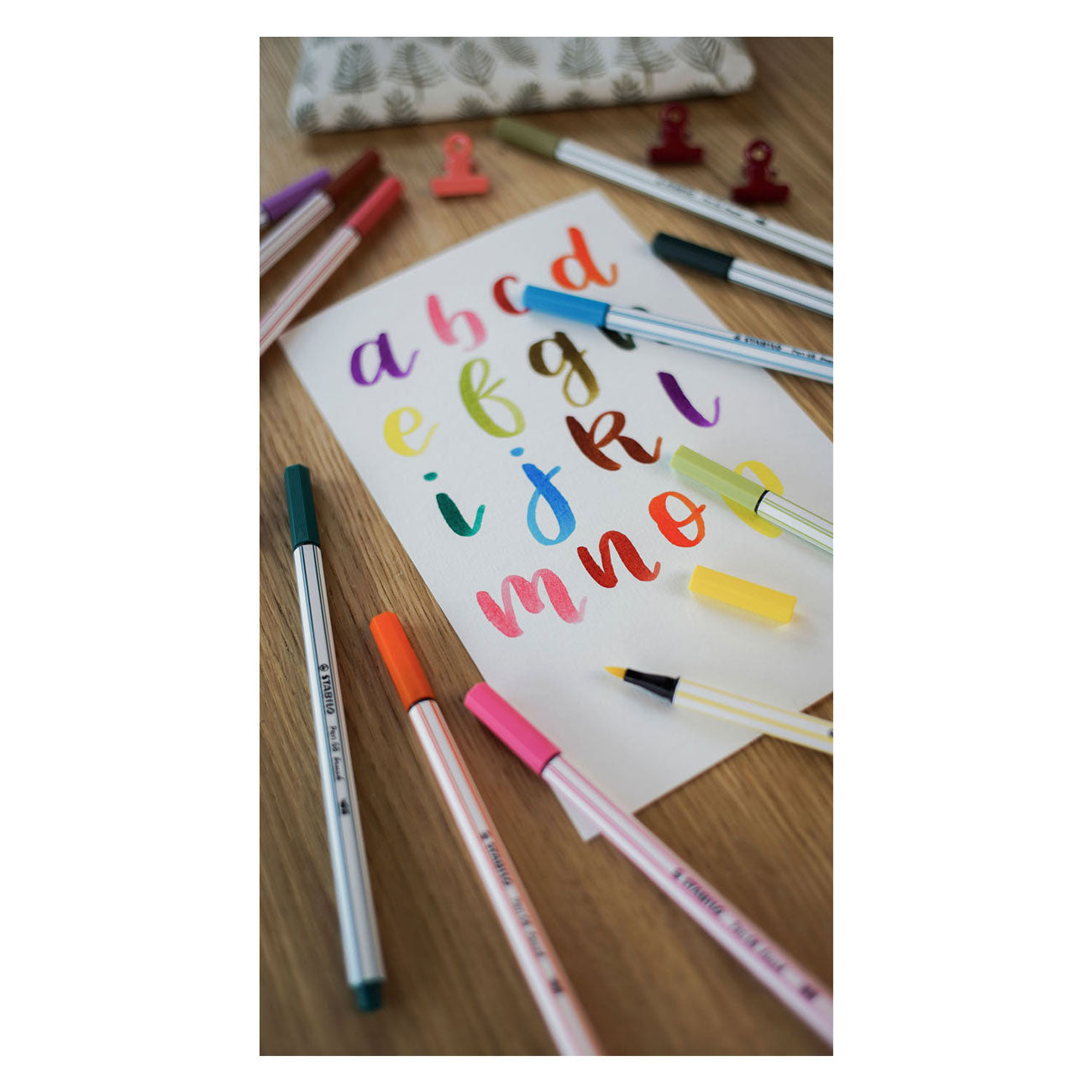 Stabilo Pen 68 Borstel ARTY Metalen Doos 30st.