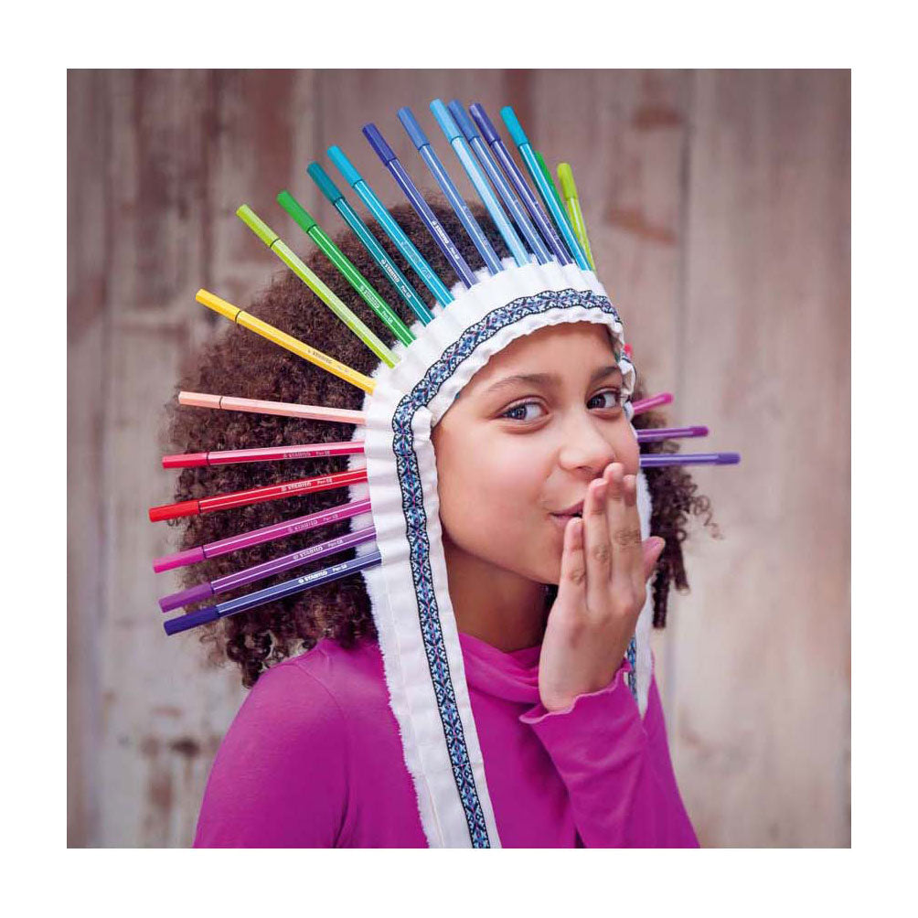 STABILO Pen 68 ARTY Metalen Doos Viltstiften, 66st.