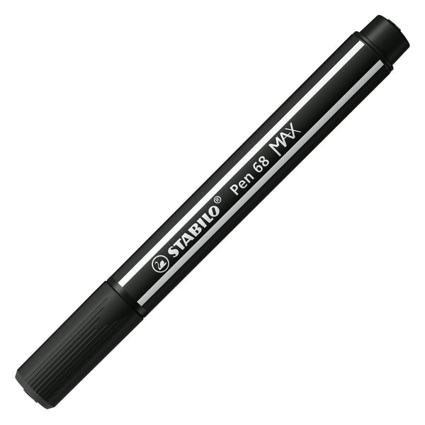 Stabilo pen 68 max - viltstift met dikke beitelpunt - zwart