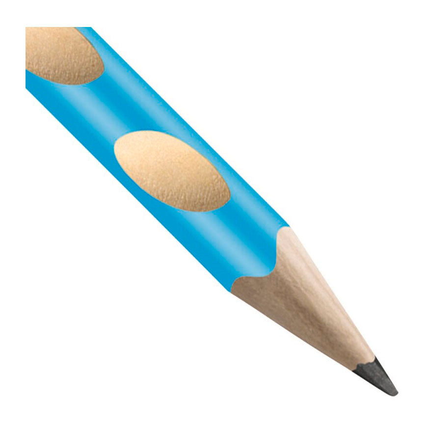 Stabilo easygraph s hb linkshandig grafietpotlood - licht blauw