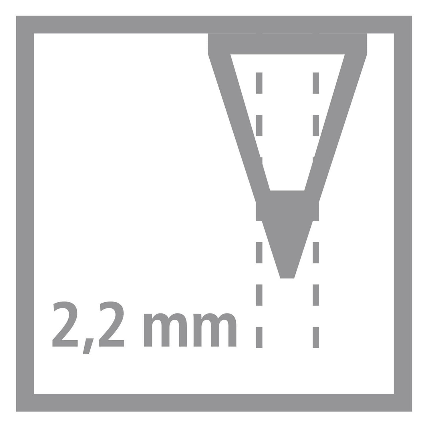 Stabilo easygraph s hb linkshandig grafietpotlood - licht blauw