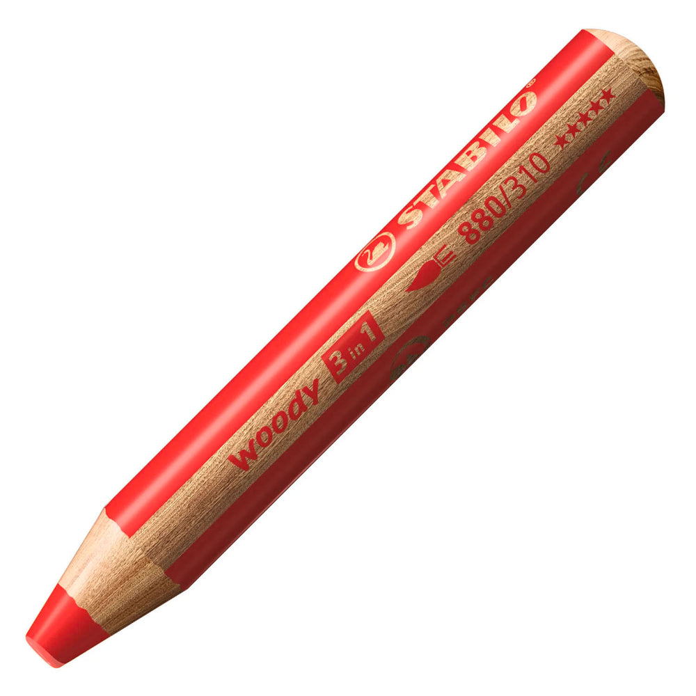 Stabilo woody 3in1 multitalent potloden - 6dlg. met puntenslijper