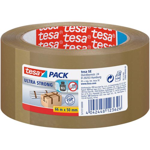 Verpakkingstape tesa ultra strong bruin