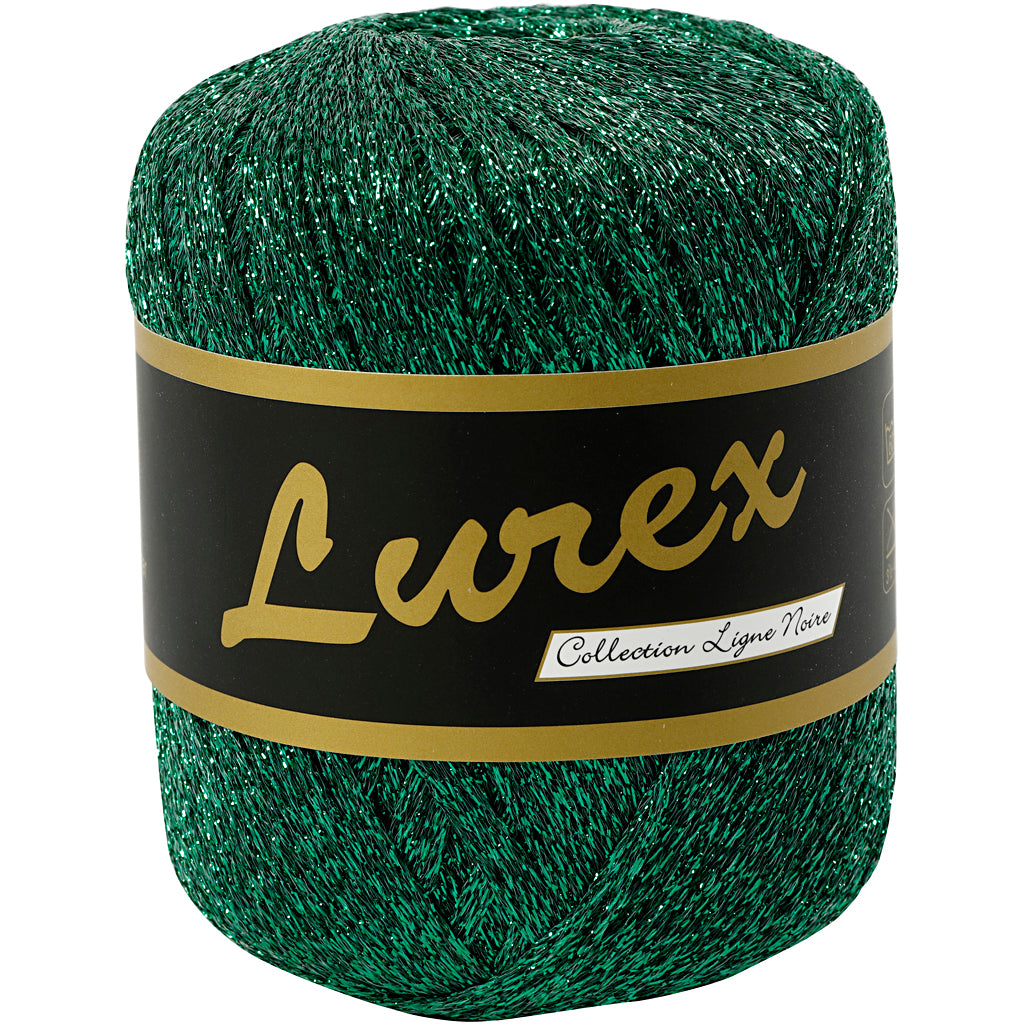 Creativ company lurex glittergaren groen, 160m