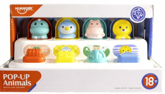Jonotoys pop up animals pals