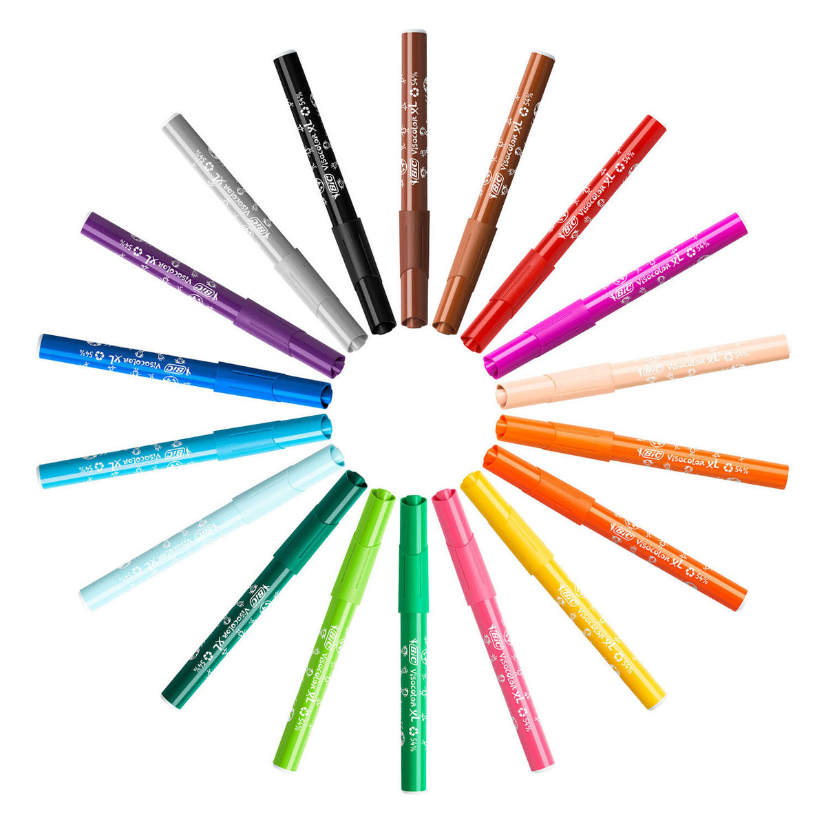 Bic kids visacolor xl rood-bruin