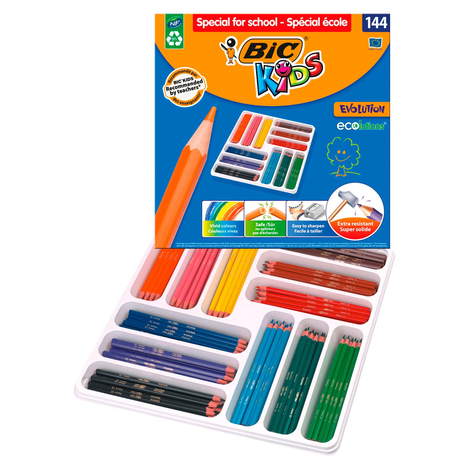 Bic kids ecolutions evolutie, 144st.