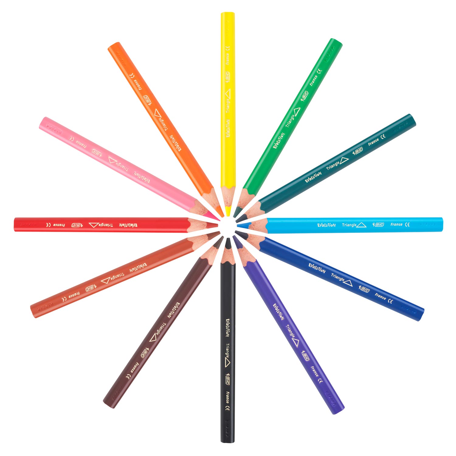 Bic kids ecolutions evolutiedriehoek, 12st.