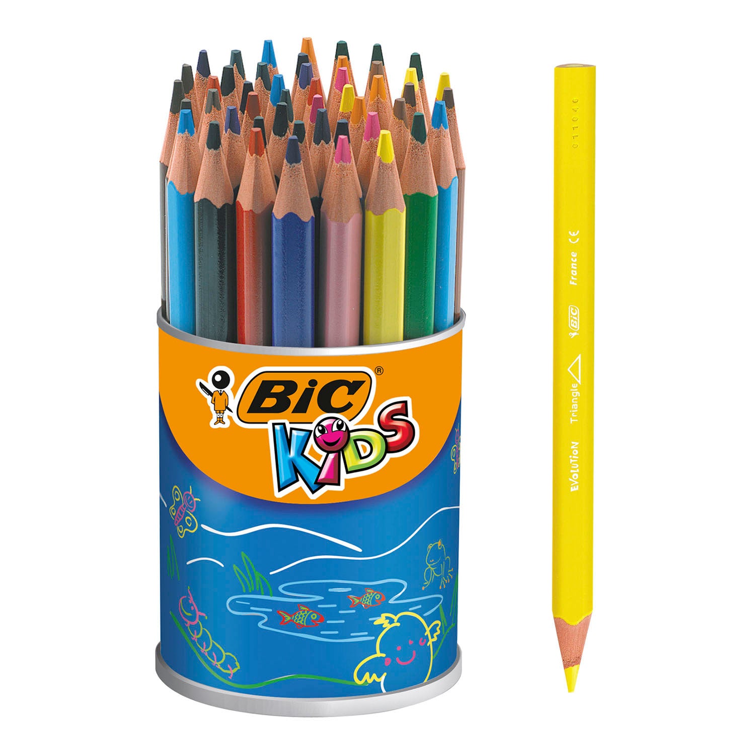 Bic kids ecolutions evolutiedriehoek, 48st.