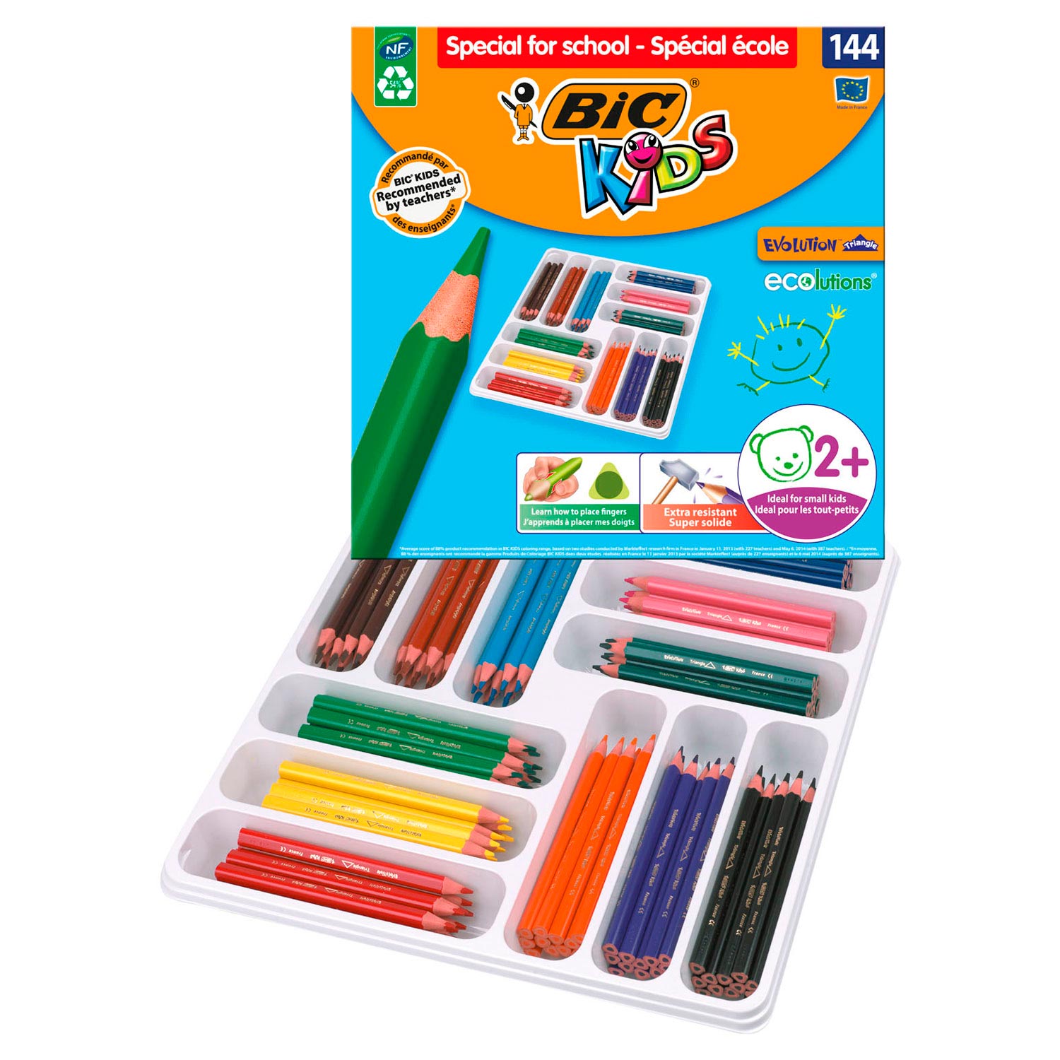 Bic kids ecolutions evolutiedriehoek, 144st.