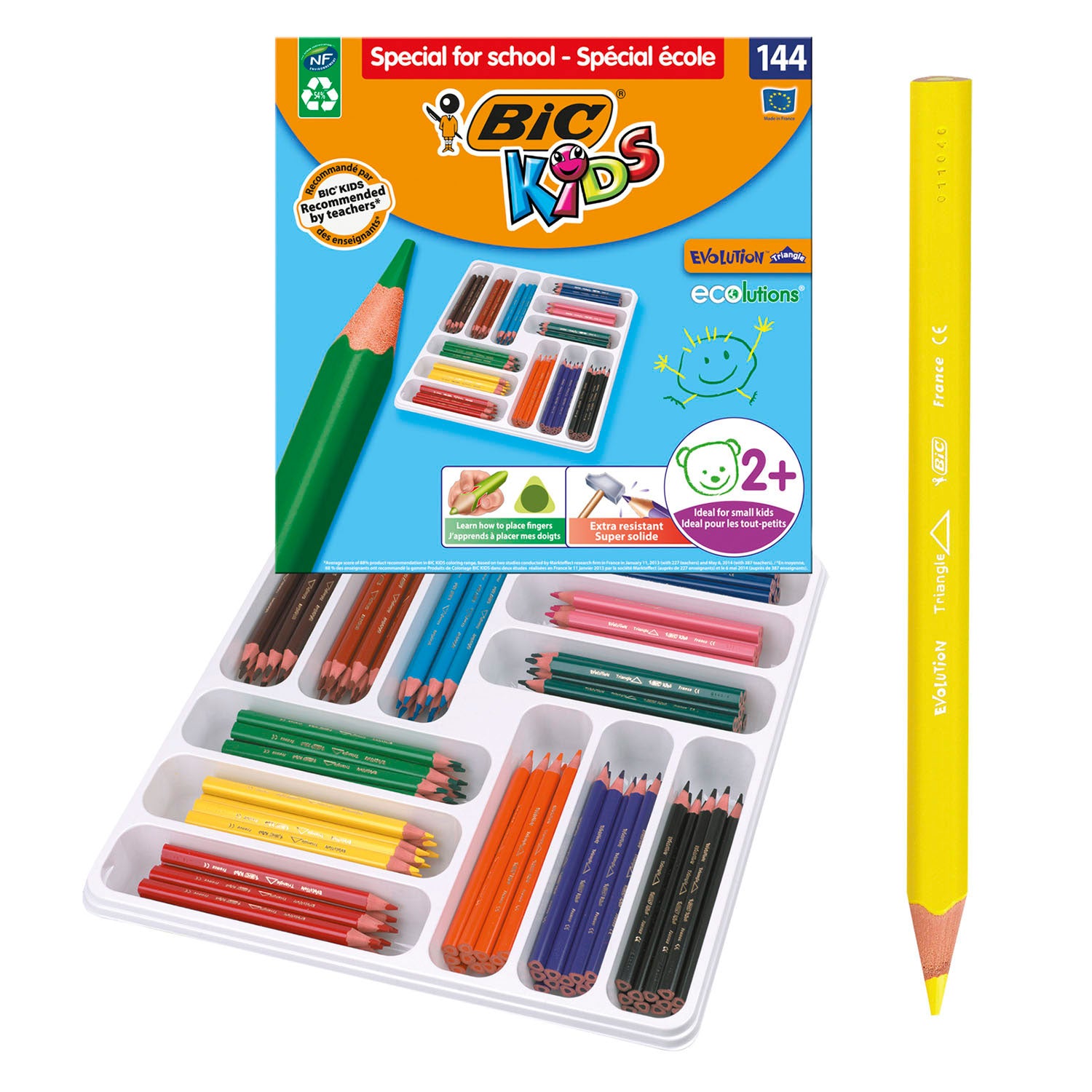 Bic kids ecolutions evolutiedriehoek, 144st.
