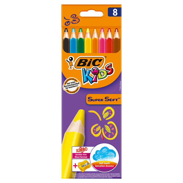 Bic kids supersoft, 8st.