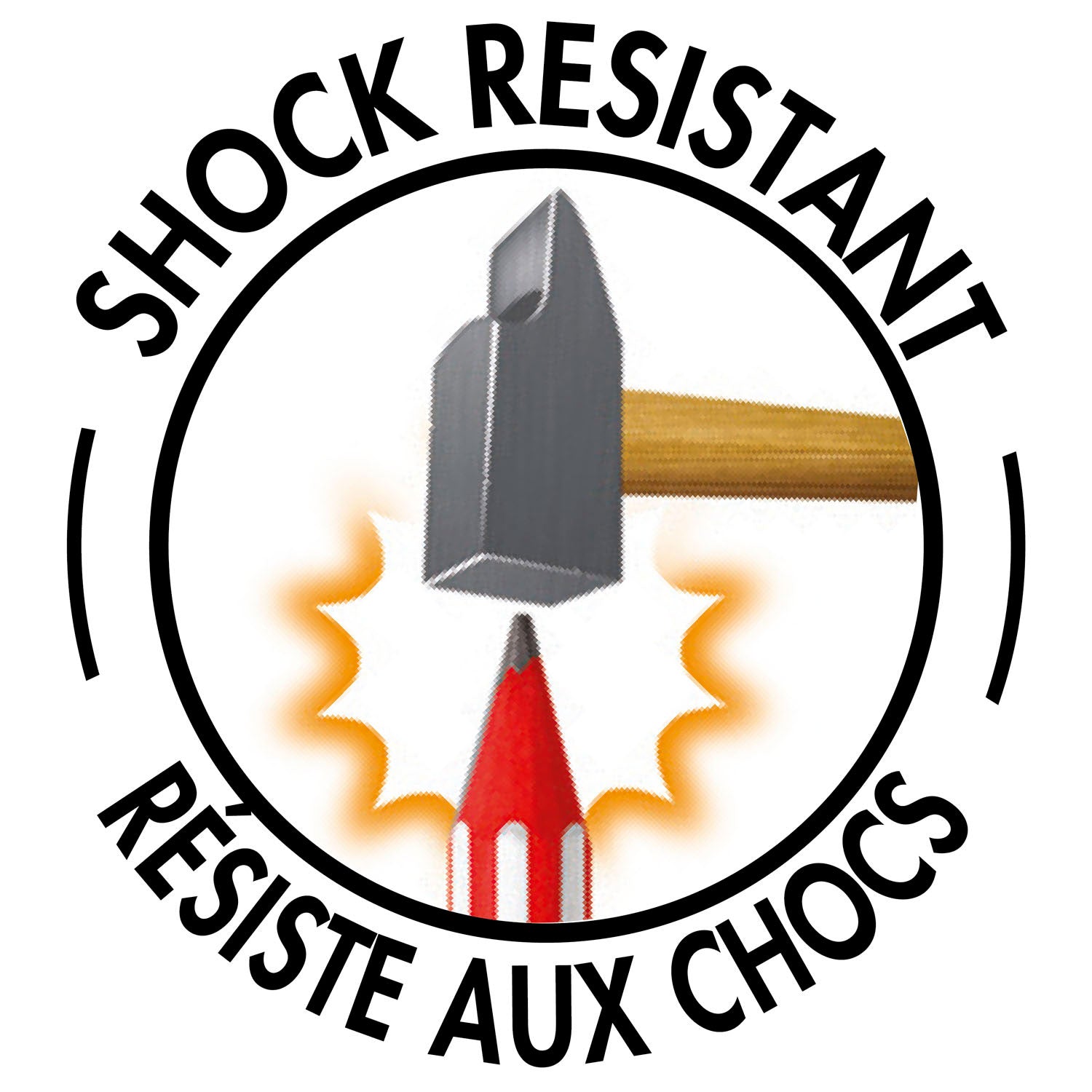 Bic evolution potloden met kauwgom, 8st.