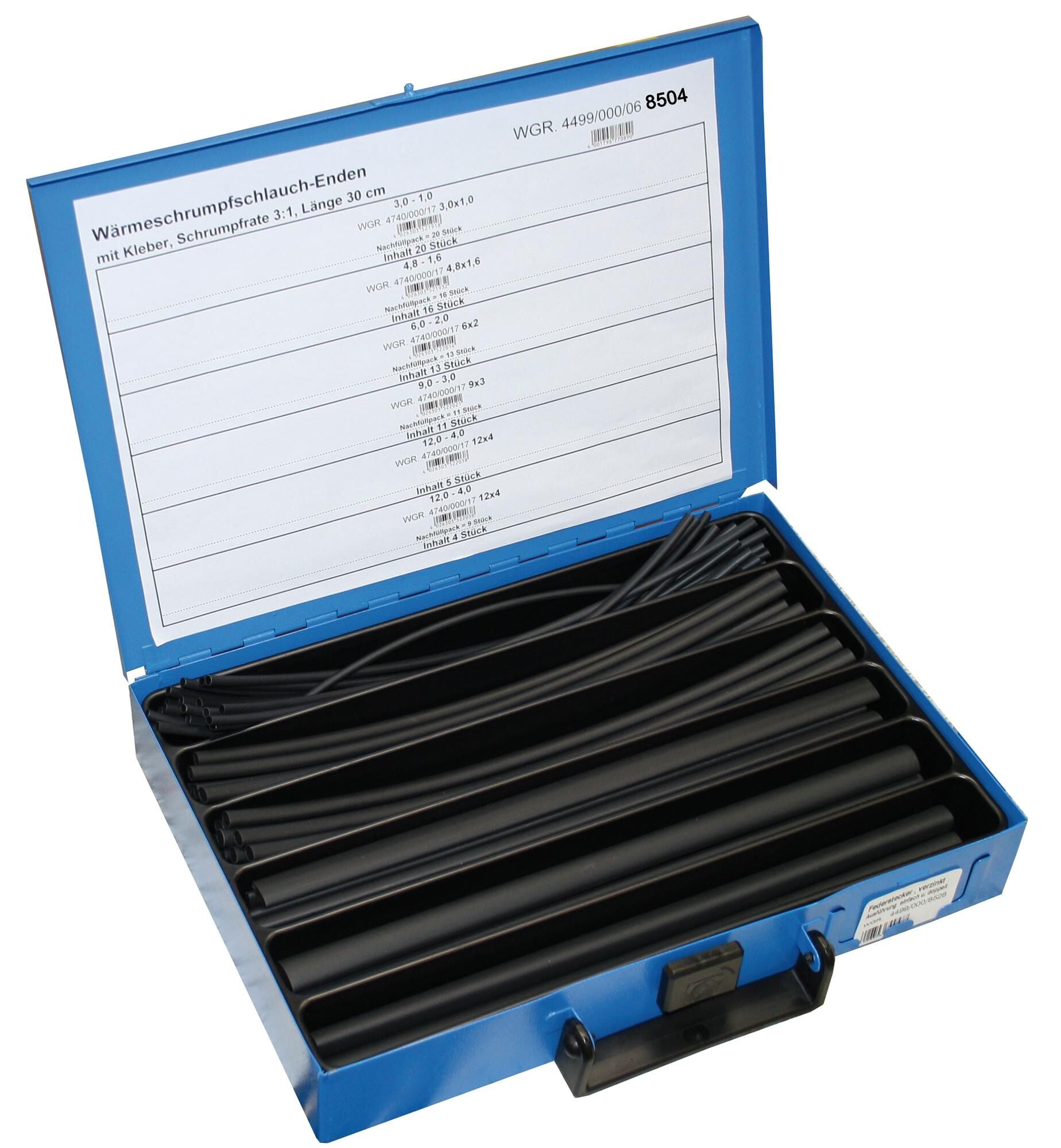 Dresselhaus set krimpkousen sort.waermeschrumpfschl.