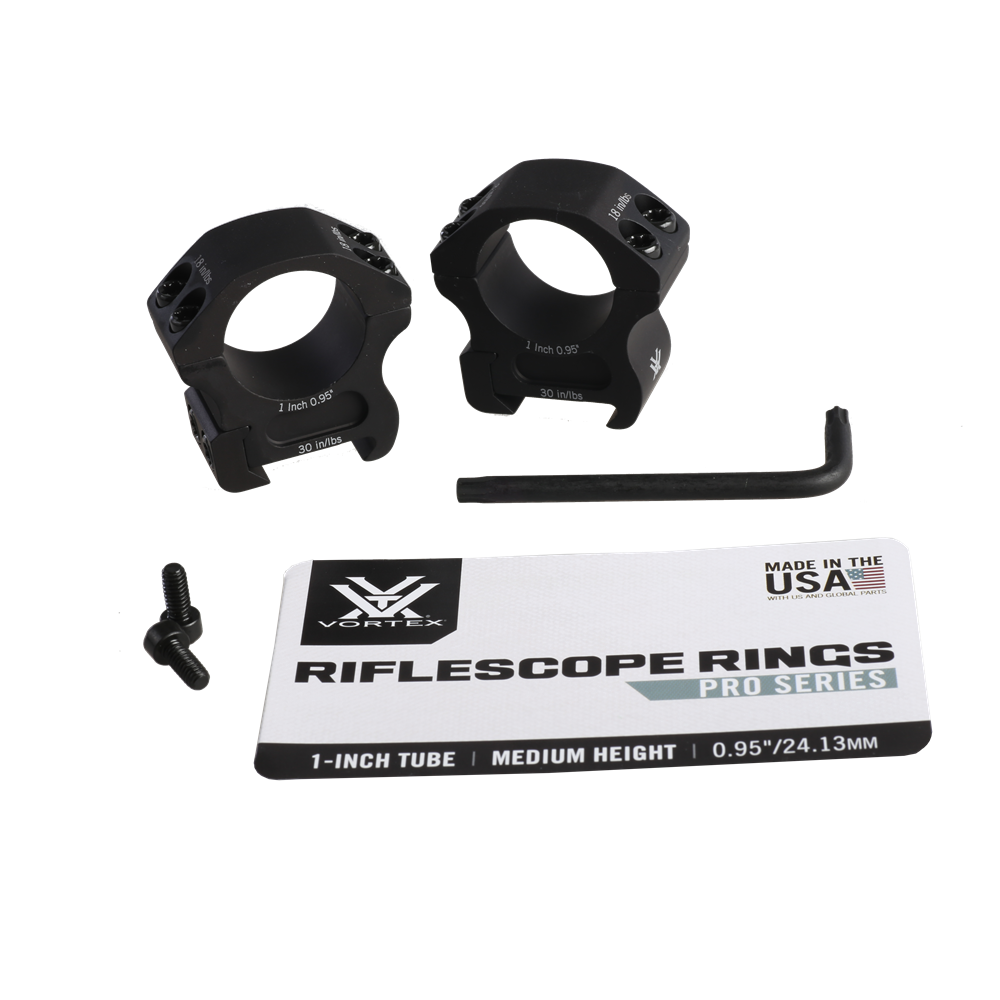 Vortex pro series montageringen pr1-m 25,4 mm medium