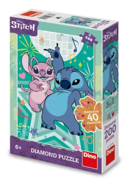 Dinotoys dino puzzel van stitch van disney - 200 stukjes