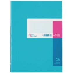 Kolomboek könig ebhardt a4 210x257mm lichtblauw 16 kolommen 40 vel