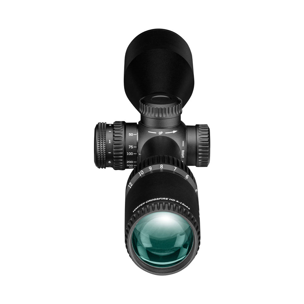 Vortex crossfire hd 4-12x44 richtkijker, verlicht dead-hold 2a bdc dradenkruis (moa)