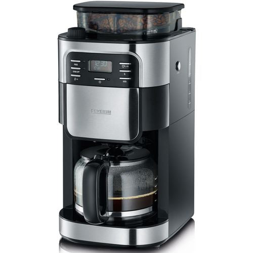 Koffiemachine severin ka 4810 zwart, zilver