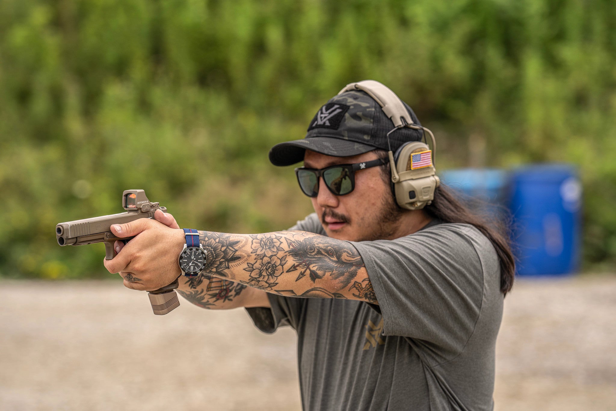Vortex micro red dot defender-xl 5 moa tan