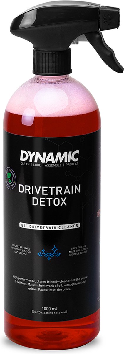 Dynamic drivetrain detox 1l - bio kettingreiniger - bio kettingontvetter