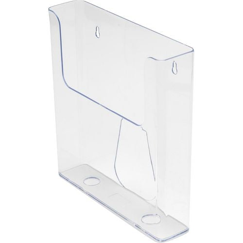 Folderhouder deflecto de76401 a4 transparant wandmontage