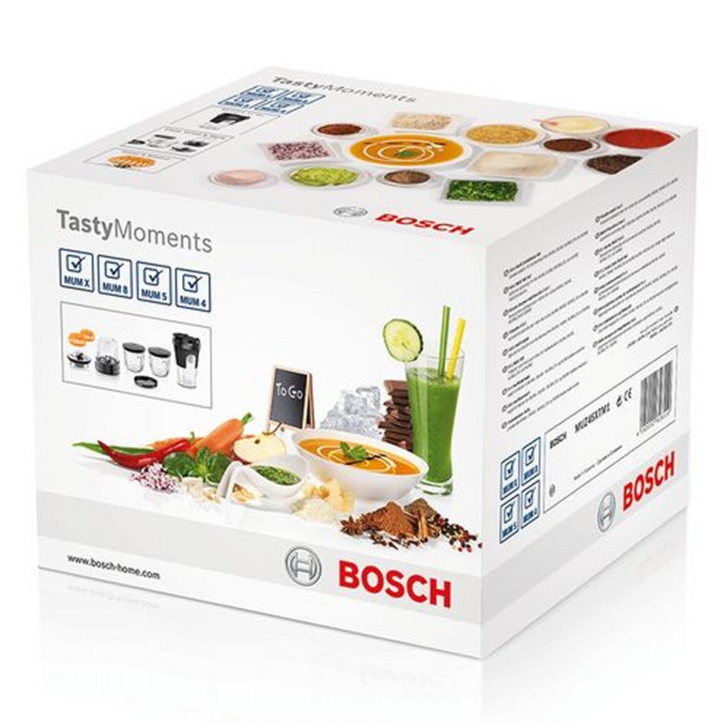 Bosch muz45xtm1 smakelijkemoments set zwart transparant