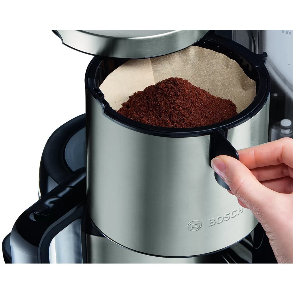 Bosch tka8a683 styline koffiezetapparaat + thermoskan RVS zwart