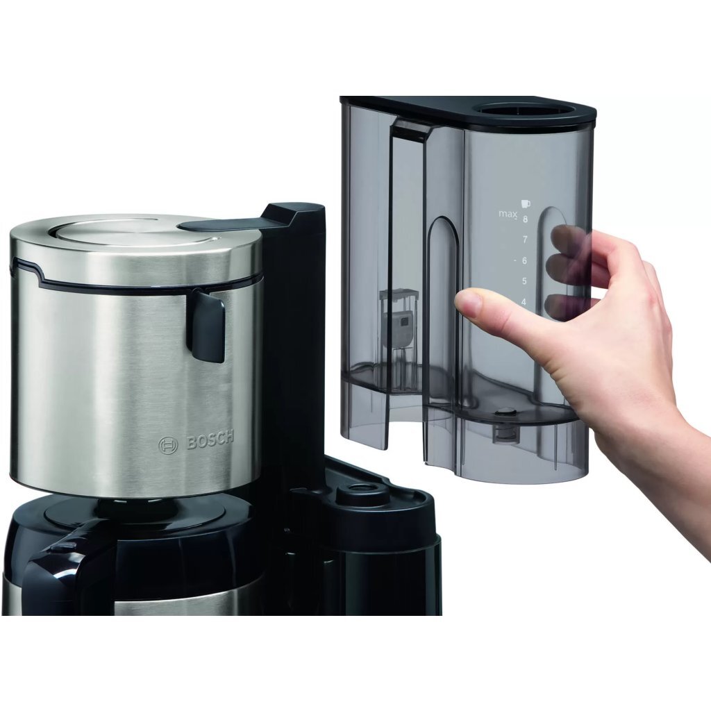 Bosch tka8a683 styline koffiezetapparaat + thermoskan RVS zwart