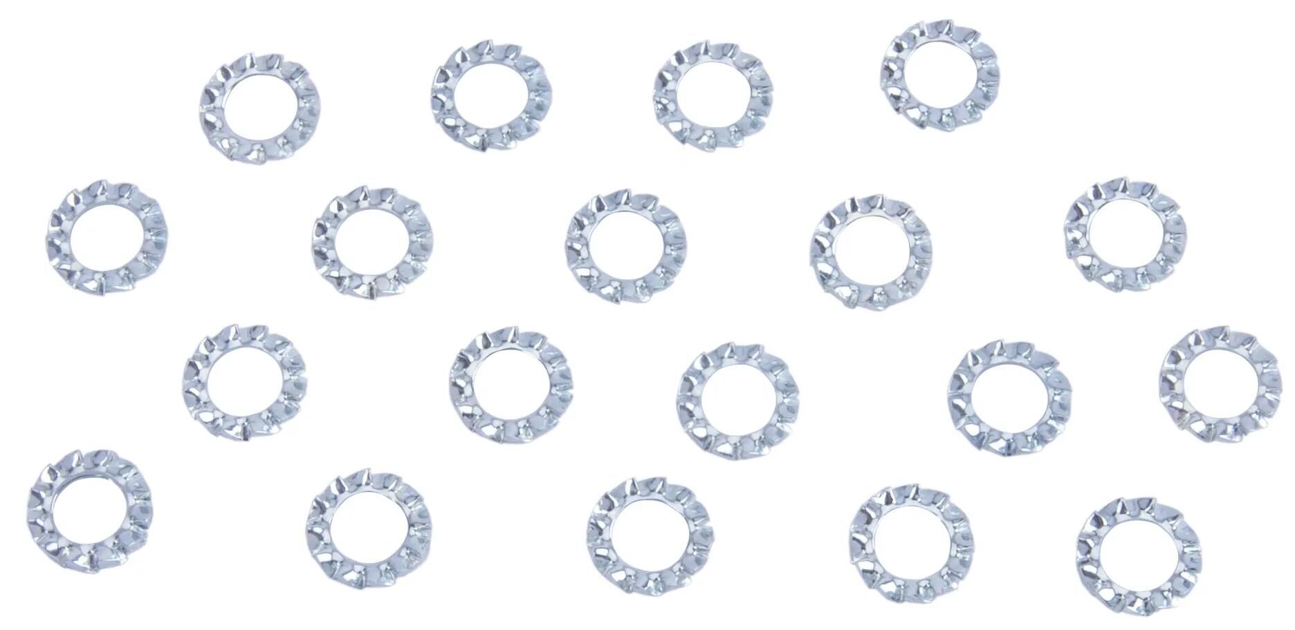 Dresselhaus fächerscheibe fan disks form a din 6798, d=6mm, 20 pcs.