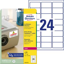 Speciale etiketten avery l6141-20 480 stuks