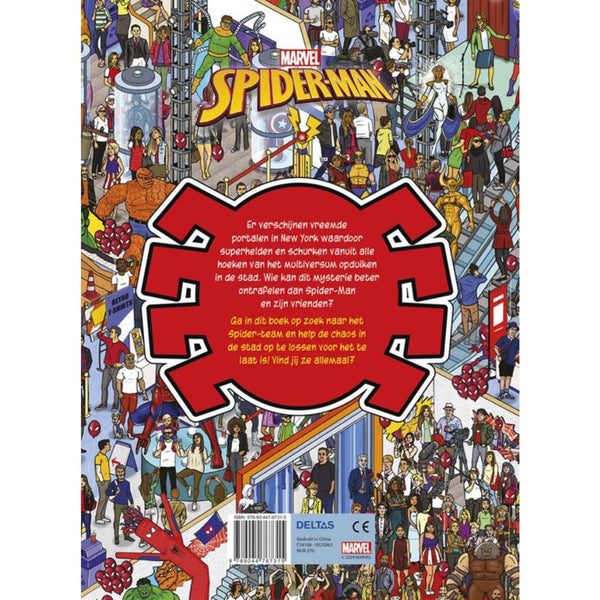 Deltas marvel waar is spider-man nu weer? kijk- en zoekboek