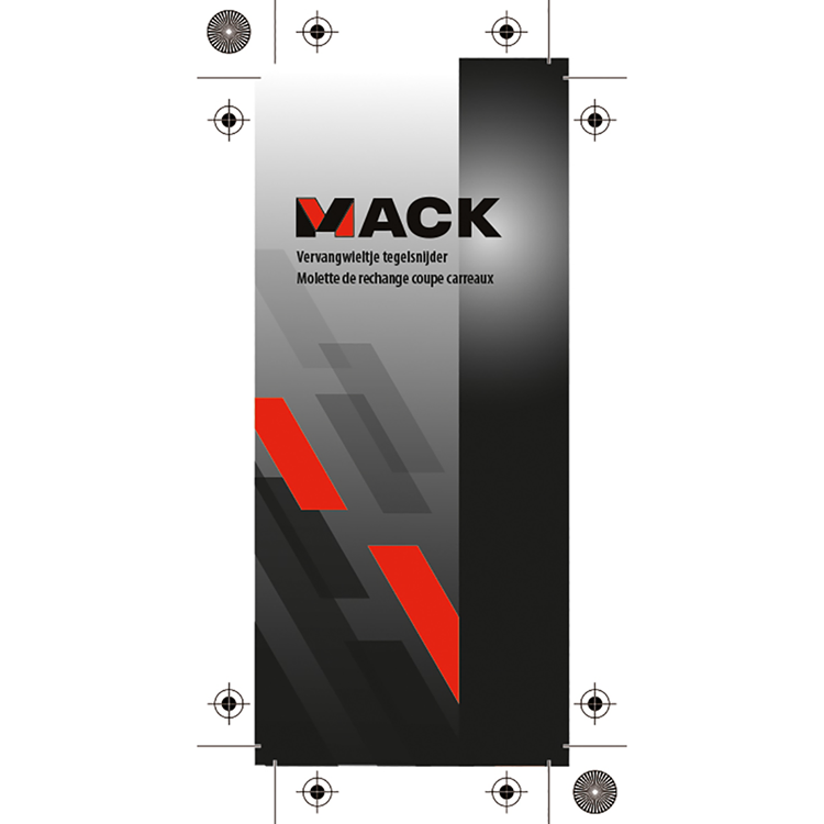 Mack 1004625 - vervangwiel tegelsnijder ø22mm | 3 stuks