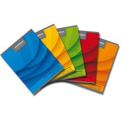Schrift aurora 136l1l a5 gelinieerd grijs