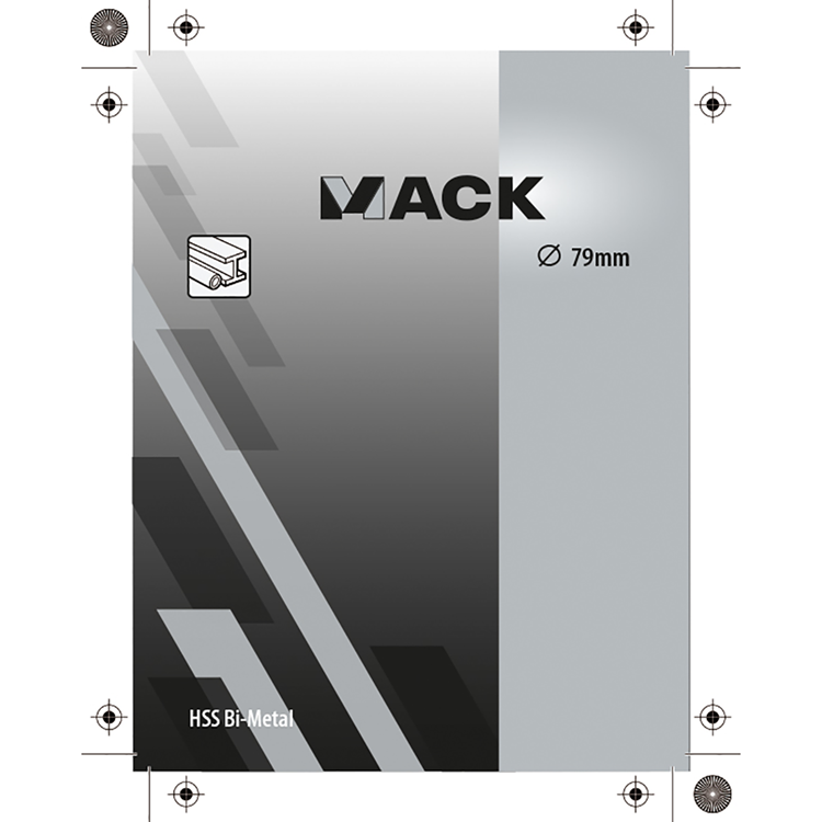 Mack 1018334 - gatzaag bimetaal ø 79mm | 3 stuks