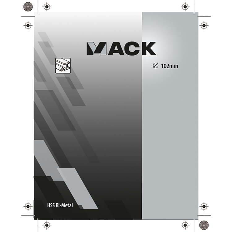 Mack 1018336 - gatzaag bimetaal ø 102mm | 3 stuks