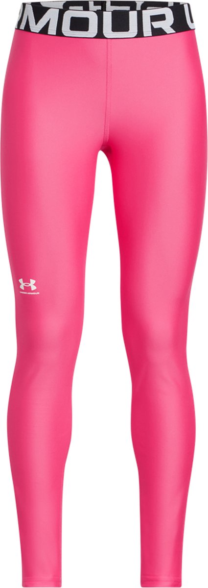Under armour heatgear legging meisjes sportlegging - roze 152