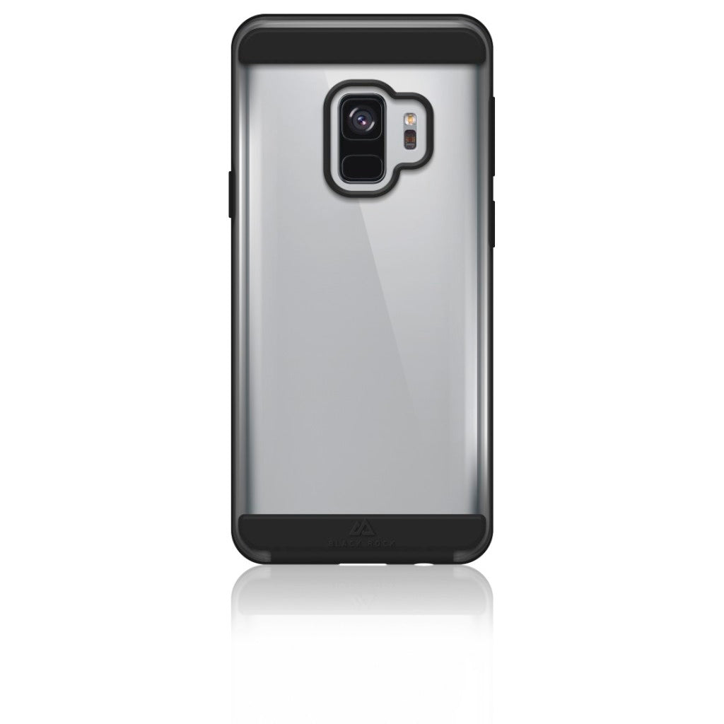 Zwarte rock cover air protect voor samsung galaxy s9 zwart