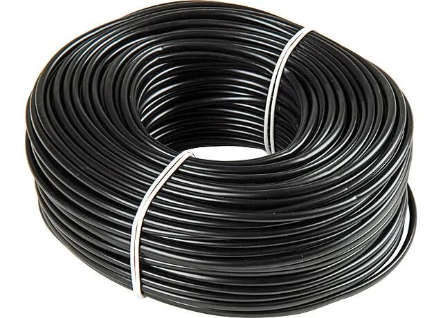 Herth+buss isolierschlauch insulating tubes 3 mm 50m soft pvc black