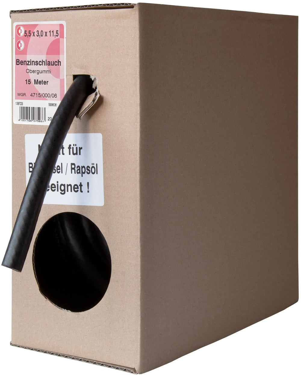 Dresselhaus kraftstoffschlauch 4715 force clamp 3,5x3,0 dresselh. e10-tgl. 15m